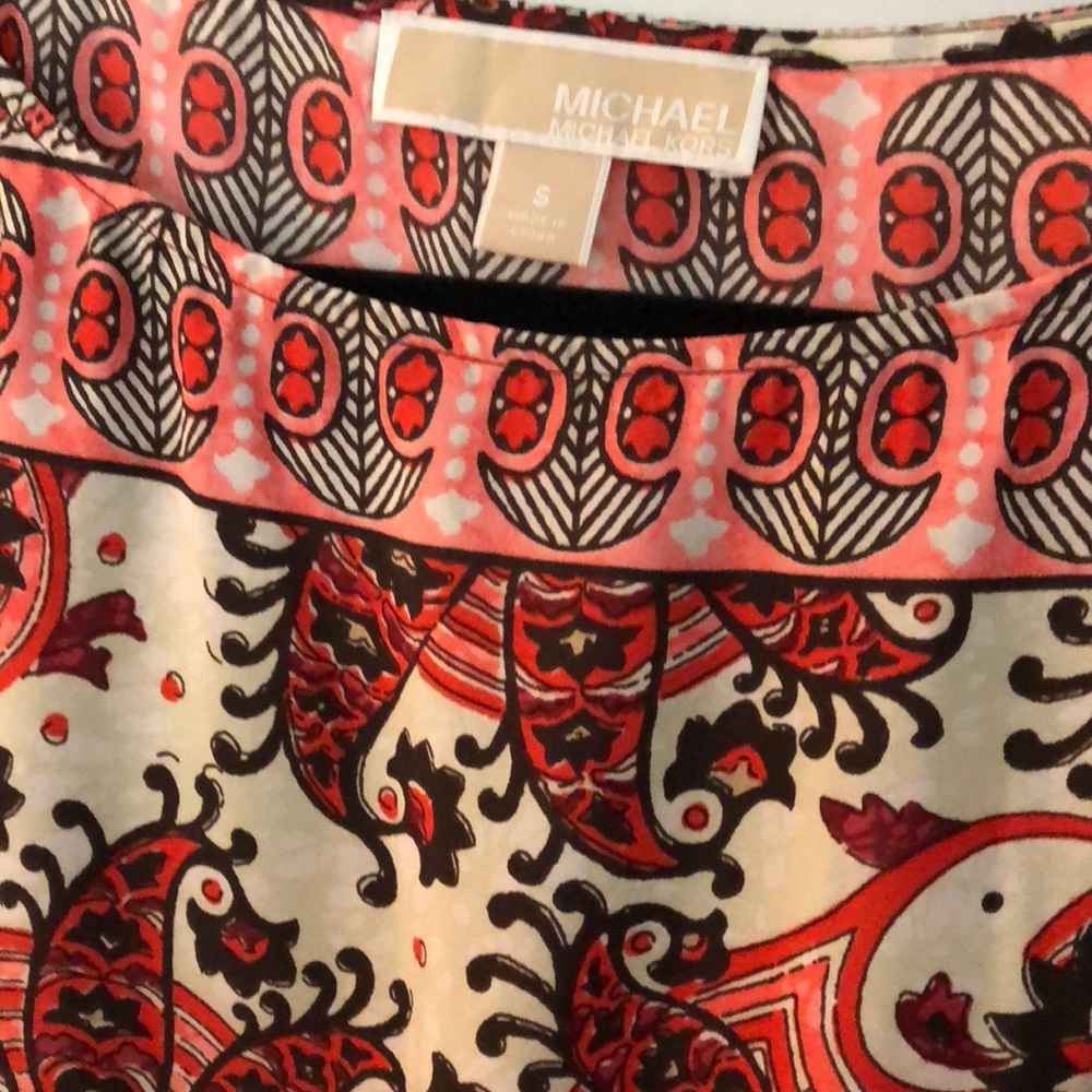 NWOT Michael Kors fringe festival blouse - Picture 5 of 5